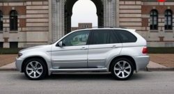 13 999 р. Пороги накладки с расширителями арок Aero BMW X5 E53 дорестайлинг (1999-2003)  с доставкой в г. Королёв. Увеличить фотографию 3