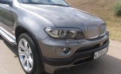 3 149 р. Реснички Storm на фары BMW X5 E53 дорестайлинг (1999-2003) (Неокрашенные)  с доставкой в г. Королёв. Увеличить фотографию 2