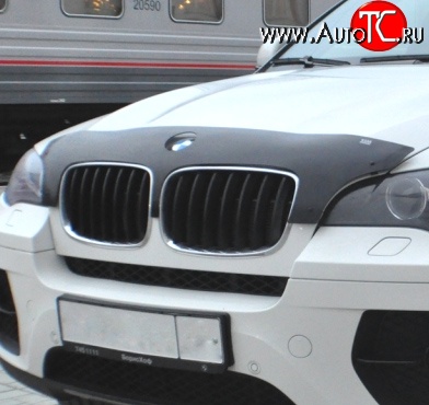 699 р. Дефлектор капота NovLine BMW X6 E71 дорестайлинг (2008-2012)  с доставкой в г. Королёв