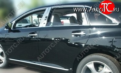 41 799 р. Накладки на стойки дверей СТ BMW X5 E70 дорестайлинг (2006-2010) (Неокрашенные)  с доставкой в г. Королёв