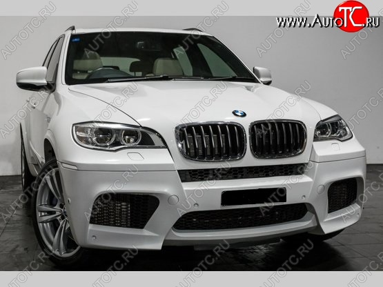 22 499 р. Передний бампер X5M STYLE BMW X5 E70 дорестайлинг (2006-2010) (Неокрашенный)  с доставкой в г. Королёв