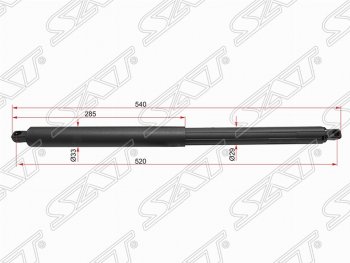 6 649 р. Упор крышки багажника SAT (газовый)  BMW X5  E70 (2006-2013) дорестайлинг, рестайлинг  с доставкой в г. Королёв. Увеличить фотографию 1