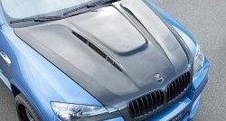 32 249 р. Пластиковый капот Hamman Style BMW X6 E71 дорестайлинг (2008-2012) (Неокрашенный)  с доставкой в г. Королёв. Увеличить фотографию 3