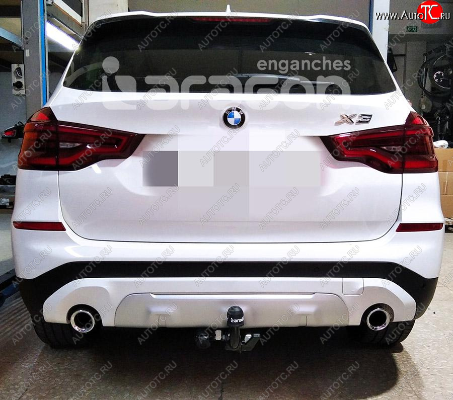 22 699 р. Фаркоп Aragon BMW X3 G01 дорестайлинг (2017-2021) (тип шара S (горизонтальный, легкосъемный))  с доставкой в г. Королёв