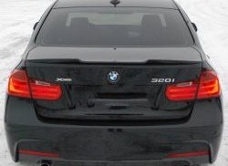 8 239 р. Лип спойлер BS v2 BMW 3 серия F30 седан дорестайлинг (2012-2015) (Неокрашенный)  с доставкой в г. Королёв. Увеличить фотографию 3