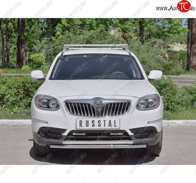 14 499 р. Одинарная защита переднего бампера из трубы d42 мм SLITKOFF  Brilliance V5 (2012-2018)  с доставкой в г. Королёв