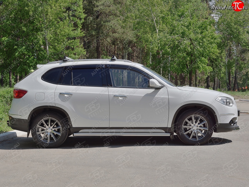 20 849 р. Защита порогов из круглой трубы d63 мм SLITKOFF v2  Brilliance V5 (2012-2018)  с доставкой в г. Королёв