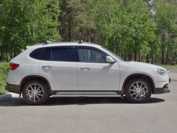 21 999 р. Защита порогов из круглой трубы d63 мм SLITKOFF v3  Brilliance V5 (2012-2018)  с доставкой в г. Королёв. Увеличить фотографию 3