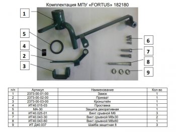 10 349 р. Замок КПП FORTUS 5MT Chery Tiggo 5 (T21) дорестайлинг (2014-2017)  с доставкой в г. Королёв. Увеличить фотографию 3