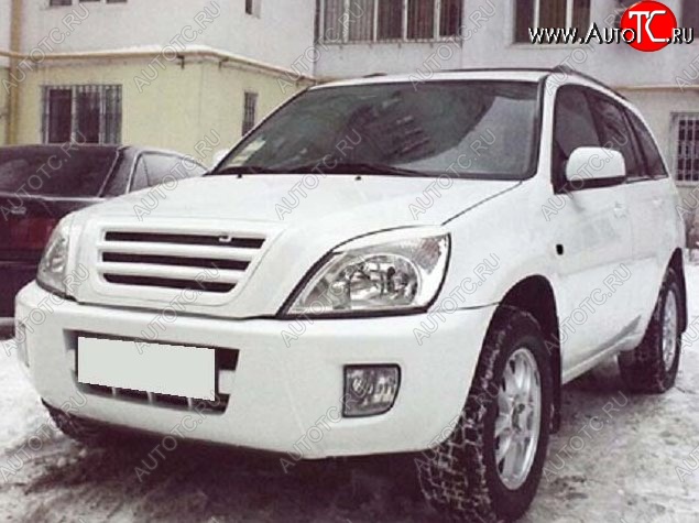 3 649 р. Решётка радиатора CT Chery Tiggo T11 дорестайлинг (2005-2013) (Неокрашенная)  с доставкой в г. Королёв