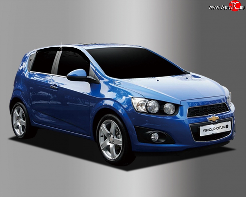 1 099 р. Дефлектора окон Avtoclover Chevrolet Aveo T300 хэтчбек (2011-2015)  с доставкой в г. Королёв