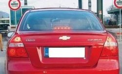 3 499 р. Лип спойлер CT Chevrolet Aveo T200 седан (2003-2008) (Неокрашенный)  с доставкой в г. Королёв. Увеличить фотографию 2