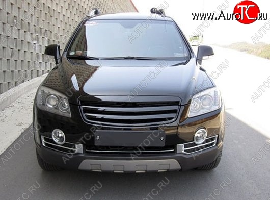 5 999 р. Решётка радиатора CT Chevrolet Captiva  дорестайлинг (2006-2011) (Неокрашенная)  с доставкой в г. Королёв