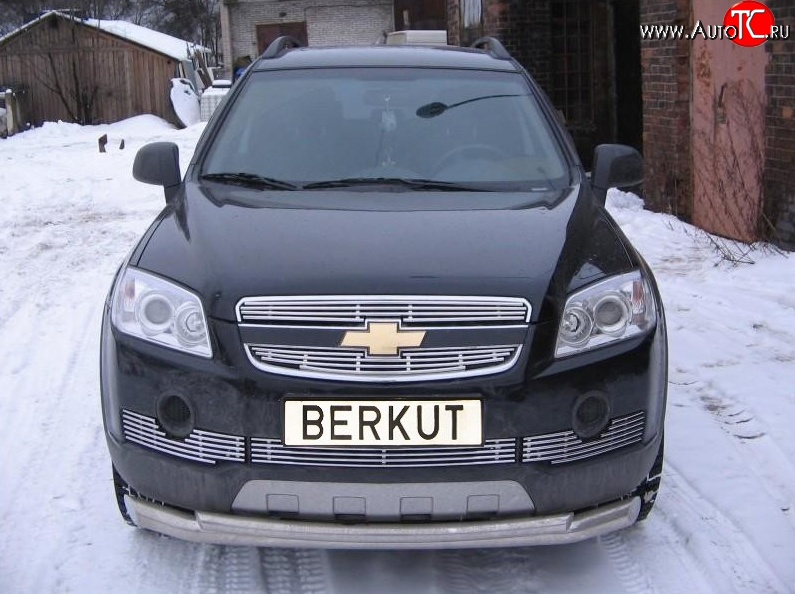 5 199 р. Декоративная вставка решетки радиатора Berkut Chevrolet Captiva  дорестайлинг (2006-2011)  с доставкой в г. Королёв