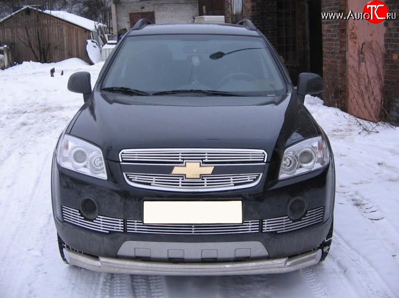 7 699 р. Декоративная вставка воздухозаборника Berkut Chevrolet Captiva  дорестайлинг (2006-2011)  с доставкой в г. Королёв