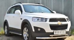 26 999 р. Широкая защита порогов (рестайлинг) SLITKOFF  Chevrolet Captiva (2013-2016) 2-ой рестайлинг  с доставкой в г. Королёв. Увеличить фотографию 3