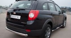 15 549 р. Одинарная защита заднего бампера из трубы диаметром 76 мм SLITKOFF  Chevrolet Captiva (2011-2013) 1-ый рестайлинг  с доставкой в г. Королёв. Увеличить фотографию 4