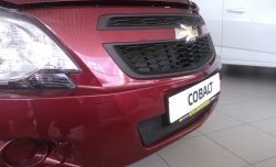 2 089 р. Нижняя сетка на бампер Russtal (черная) Chevrolet Cobalt седан дорестайлинг (2011-2016)  с доставкой в г. Королёв. Увеличить фотографию 5