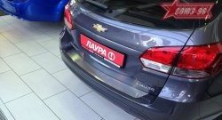 1 484 р. Накладка на задний бампер Souz-96 Chevrolet Cruze J305 хэтчбек дорестайлинг (2009-2012)  с доставкой в г. Королёв. Увеличить фотографию 2