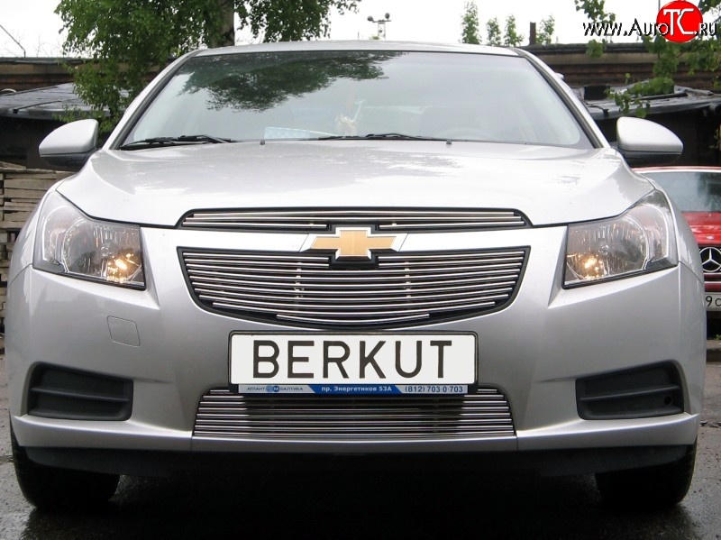 4 399 р. Декоративная вставка воздухозаборника Berkut Chevrolet Cruze J305 хэтчбек дорестайлинг (2009-2012)  с доставкой в г. Королёв