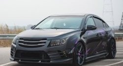 9 299 р. Передний бампер MYRIDE STYLE Chevrolet Cruze J300 седан дорестайлинг (2009-2012) (Неокрашенный)  с доставкой в г. Королёв. Увеличить фотографию 2