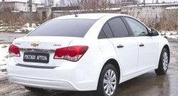 1 059 р. Защитная накладка на задний бампер RA  Chevrolet Cruze  J300 (2012-2015) седан рестайлинг  с доставкой в г. Королёв. Увеличить фотографию 2