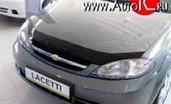 2 069 р. Дефлектор капота NovLine Chevrolet Lacetti хэтчбек (2002-2013)  с доставкой в г. Королёв. Увеличить фотографию 2