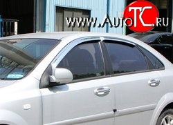 999 р. Комплект дефлекторов окон (ветровиков) 4 шт. Russtal Chevrolet Lacetti седан (2002-2013)  с доставкой в г. Королёв