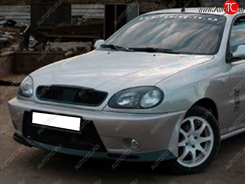 6 249 р. Передний бампер CT Daewoo Lanos T100 дорестайлинг, седан (1997-2002) (Неокрашенный)  с доставкой в г. Королёв