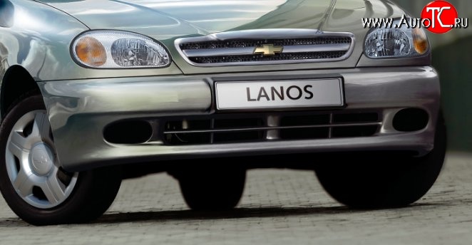 3 499 р. Передний бампер Стандарт  Chevrolet Lanos ( T100,  T150,  седан) (1997-2017), Daewoo Sense  Т100 (1997-2008), ЗАЗ Chance ( седан,  хэтчбэк) (2009-2017), ЗАЗ Sens ( седан,  хэтчбэк) (2007-2017) (Окрашенный)  с доставкой в г. Королёв