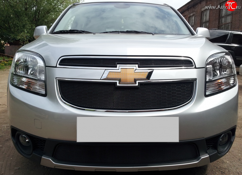 1 469 р. Сетка воздухозаборника переднего бампера Russtal Chevrolet Orlando (2011-2018)  с доставкой в г. Королёв