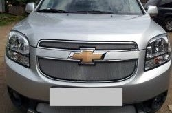 1 539 р. Сетка в решетку радиатора (нижняя) Russtal  Chevrolet Orlando (2011-2018) (хром)  с доставкой в г. Королёв. Увеличить фотографию 5