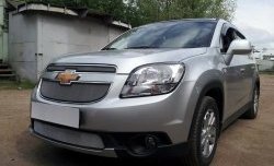 1 539 р. Сетка в решетку радиатора (нижняя) Russtal  Chevrolet Orlando (2011-2018) (хром)  с доставкой в г. Королёв. Увеличить фотографию 6