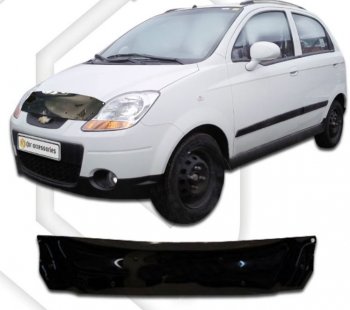 Дефлектор капота CA-Plastic Chevrolet (Шевролет) Spark (Спарк)  M200,250 (2005-2010) M200,250