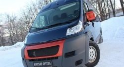 739 р. Реснички на фары RA CITROEN Jumper 250 (2006-2014) (Глянец под окраску, Неокрашенные)  с доставкой в г. Королёв. Увеличить фотографию 3