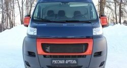 739 р. Реснички на фары RA CITROEN Jumper 250 (2006-2014) (Глянец под окраску, Неокрашенные)  с доставкой в г. Королёв. Увеличить фотографию 2