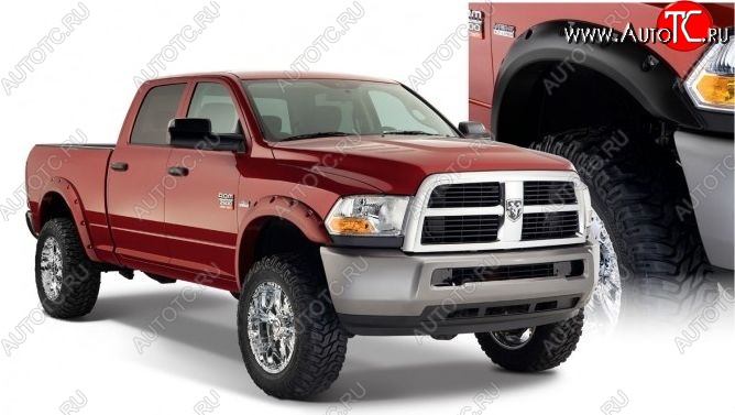 23 749 р. Накладки на колёсные арки BUSHWACKER DESIGN Dodge Ram DJ, DS (2008-2012) (Неокрашенные)  с доставкой в г. Королёв