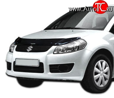 2 489 р. Дефлектор капота NovLine Suzuki SX4 GYA,GYB  рестайлинг, хэтчбэк (2010-2016)  с доставкой в г. Королёв