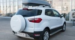 15 649 р. Защита заднего бампера (Ø75x42 мм, нержавейка) Russtal Ford EcoSport дорестайлинг (2013-2019)  с доставкой в г. Королёв. Увеличить фотографию 4