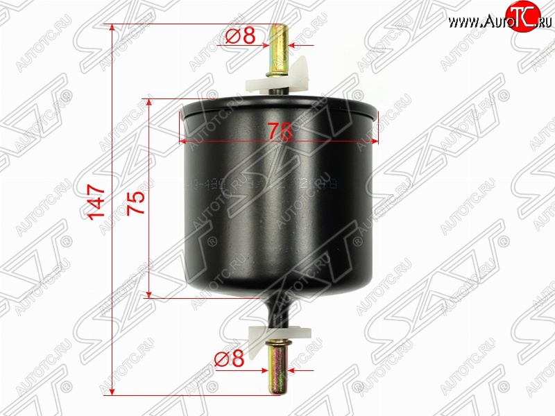 369 р. Топливный фильтр SAT  Ford Escape  1 (2000-2007), Ford Maverick  TM1 (2000-2007), Mazda Tribute (2000-2007)  с доставкой в г. Королёв