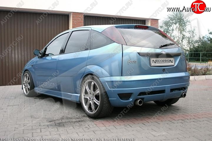 28 999 р. Задний бампер ST1 Ford Focus 1 хэтчбэк 3 дв. дорестайлинг (1998-2002)  с доставкой в г. Королёв