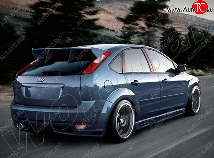 25 899 р. Задний бампер EVO Ford Focus 2 хэтчбэк 3 дв. дорестайлинг (2004-2007)  с доставкой в г. Королёв