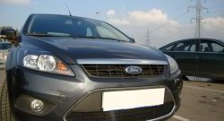 1 399 р. Сетка на бампер Russtal (черная) Ford Focus 2 седан рестайлинг (2007-2011)  с доставкой в г. Королёв. Увеличить фотографию 5