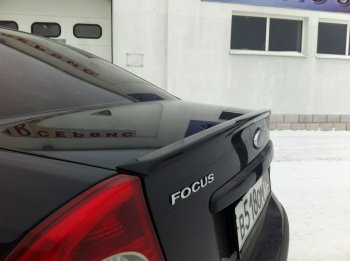 3 399 р. Лип спойлер АВТОКРАТ Ford Focus 2 седан рестайлинг (2007-2011) (Неокрашенный)  с доставкой в г. Королёв. Увеличить фотографию 2