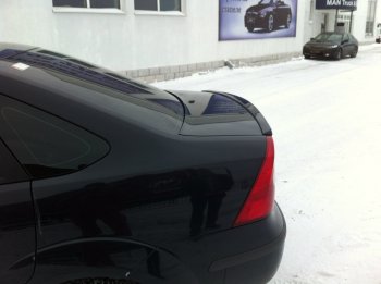 3 399 р. Лип спойлер АВТОКРАТ Ford Focus 2 седан рестайлинг (2007-2011) (Неокрашенный)  с доставкой в г. Королёв. Увеличить фотографию 3