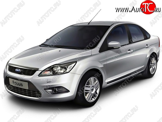 3 659 р. Бампер передний Ford Focus 2 седан рестайлинг (2007-2011) (Окрашенный)  с доставкой в г. Королёв