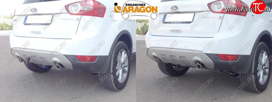 22 699 р. Фаркоп Aragon.(шар V) Ford Kuga 2 дорестайлинг (2013-2016)  с доставкой в г. Королёв