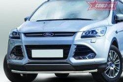 13 679 р. Защита переднего бампера одинарная Souz-96 Premium Low (d42) Ford Kuga 2 дорестайлинг (2013-2016)  с доставкой в г. Королёв. Увеличить фотографию 1