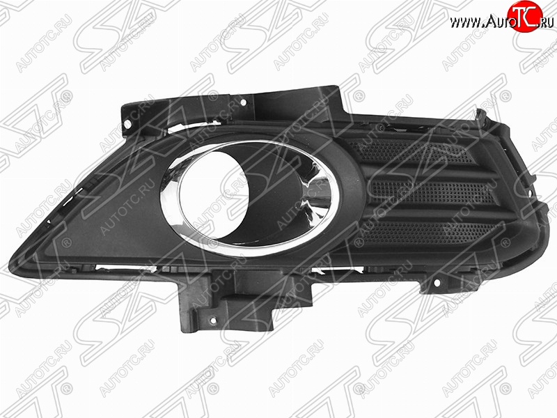 769 р. Правая оправа противотуманной фары SAT (хром ободок)  Ford Mondeo  MK5 CD391 (2014-2018) дорестайлинг седан  с доставкой в г. Королёв