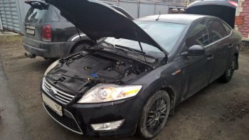 2 149 р. Упоры капота Russtal Ford Mondeo Mk4,BD рестайлинг, седан (2010-2014)  с доставкой в г. Королёв. Увеличить фотографию 1